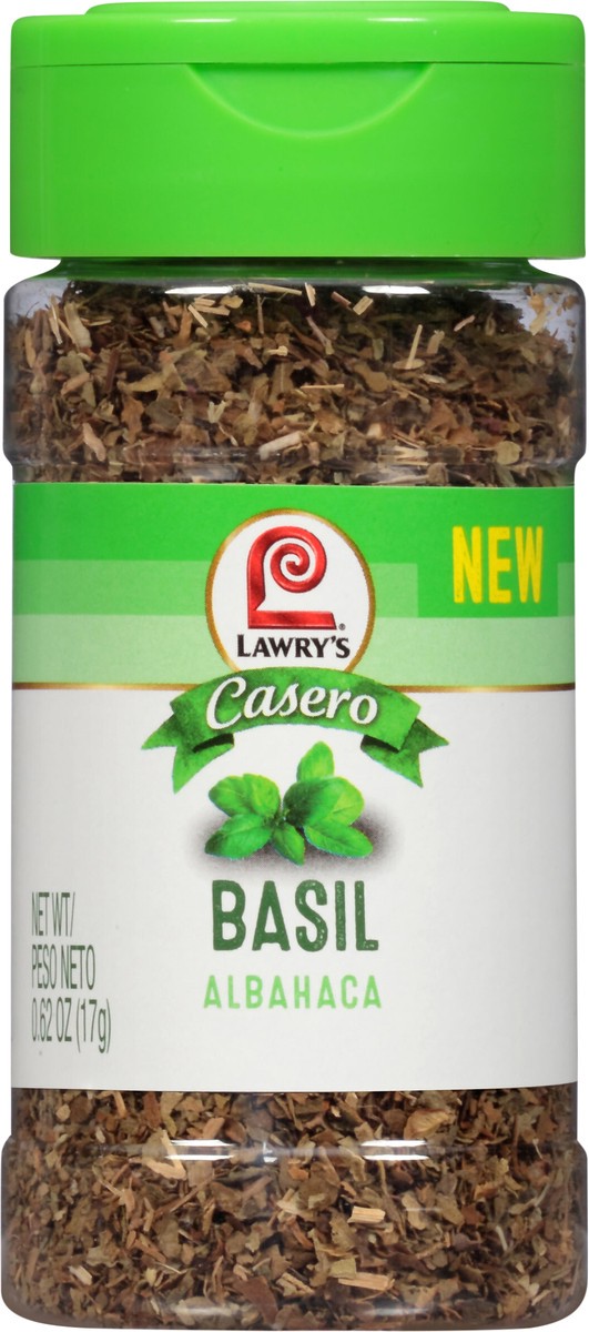 slide 8 of 9, Lawry's Casero Basil, 0.62 oz, 0.62 oz