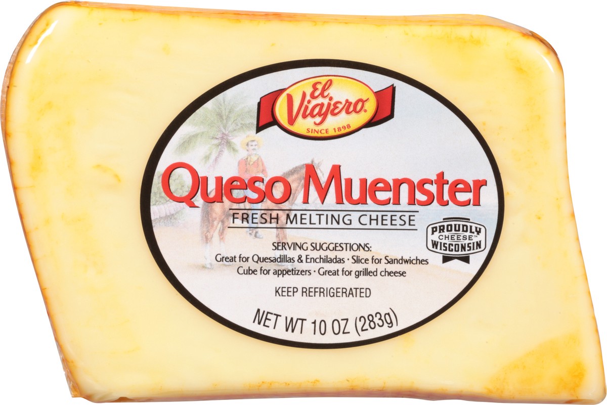 slide 6 of 9, El Viajero Queso Muenster Fresh Melting Cheese 10 oz, 10 oz