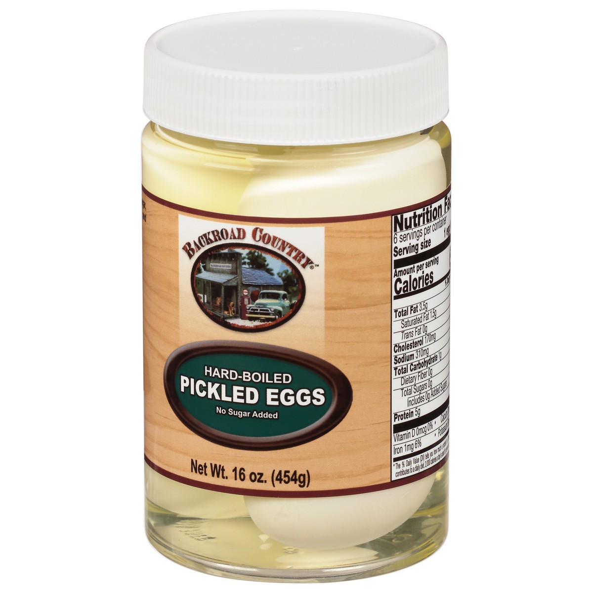 slide 8 of 9, Backroad Country Hard-Boiled Pickled Eggs 16 oz, 16 oz
