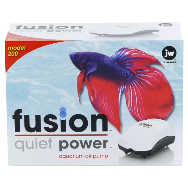 slide 1 of 1, JW Fusion 200 Quiet Power Aquarium Air Pump, 1 ct