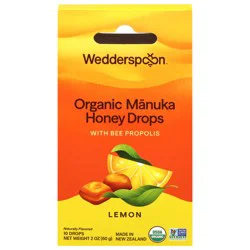 Wedderspoon Organic Manuka Honey Drops - Lemon
