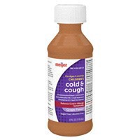 slide 7 of 29, Meijer Children's Cold and Cough, Red Grape Flavor; Cold Medicine for Kids, 4 oz