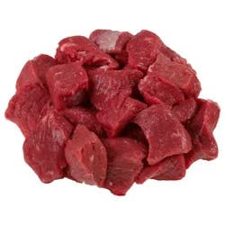 USDA Choice Boneless Beef Round Cubes Stew Meat Value Pack Fresh