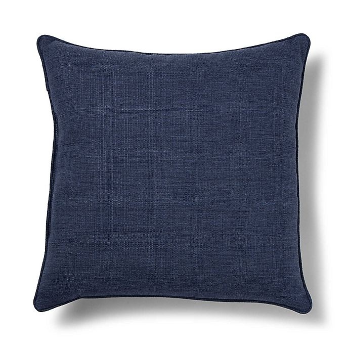 slide 1 of 5, Destination Summer Medford Square Indoor/Outdoor Throw Pillow - Navy, 1 ct