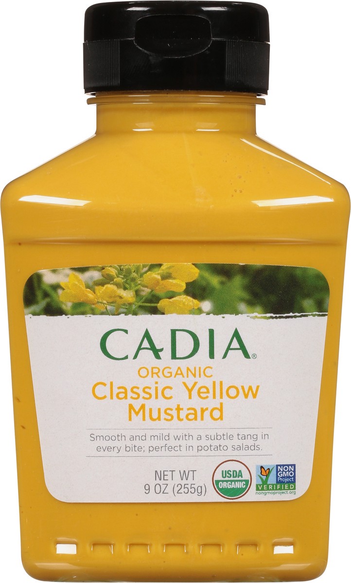slide 5 of 14, Cadia Classic Yellow Organic Mustard 9 oz, 9 oz