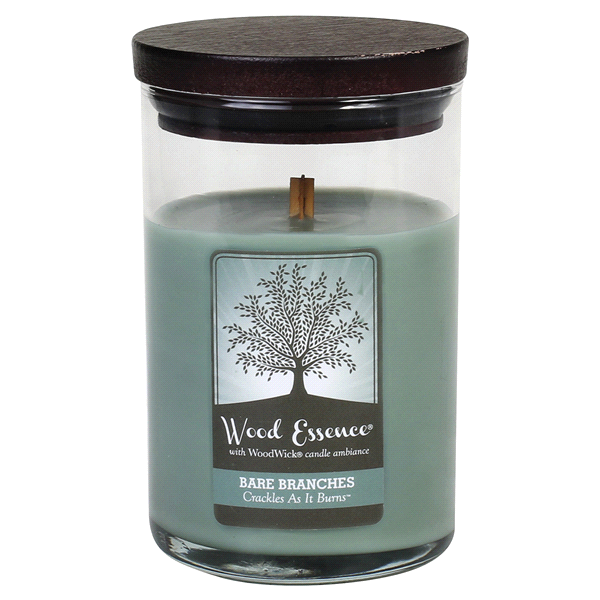 slide 1 of 1, Wood Essence Bare Branches Medium Candle, 1 ct