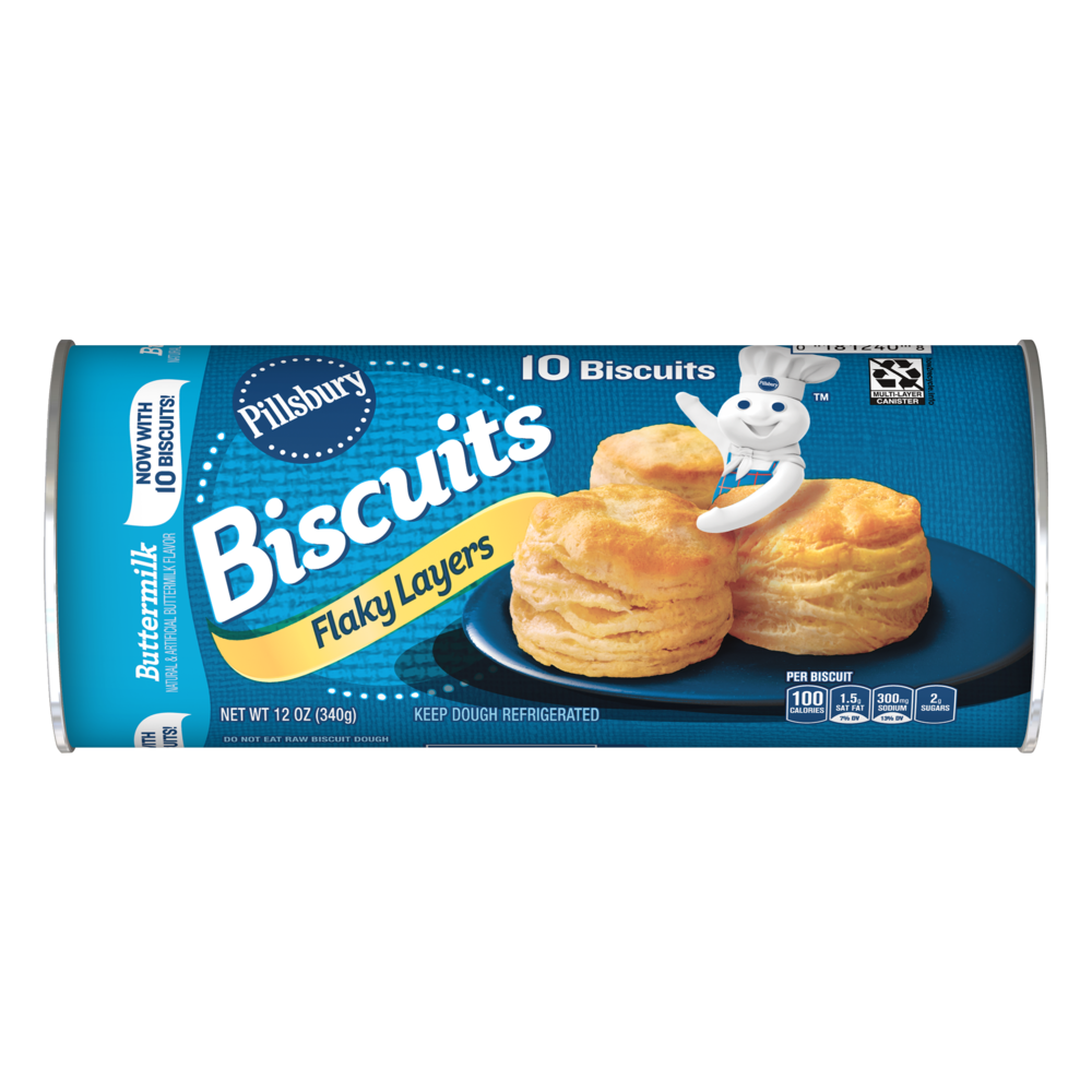 Pillsbury Flaky Layers Buttermilk Biscuits 10 Ct | Shipt