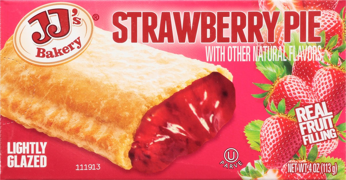 slide 6 of 9, JJ's Bakery Jj's Pie Strawberry, 4 oz