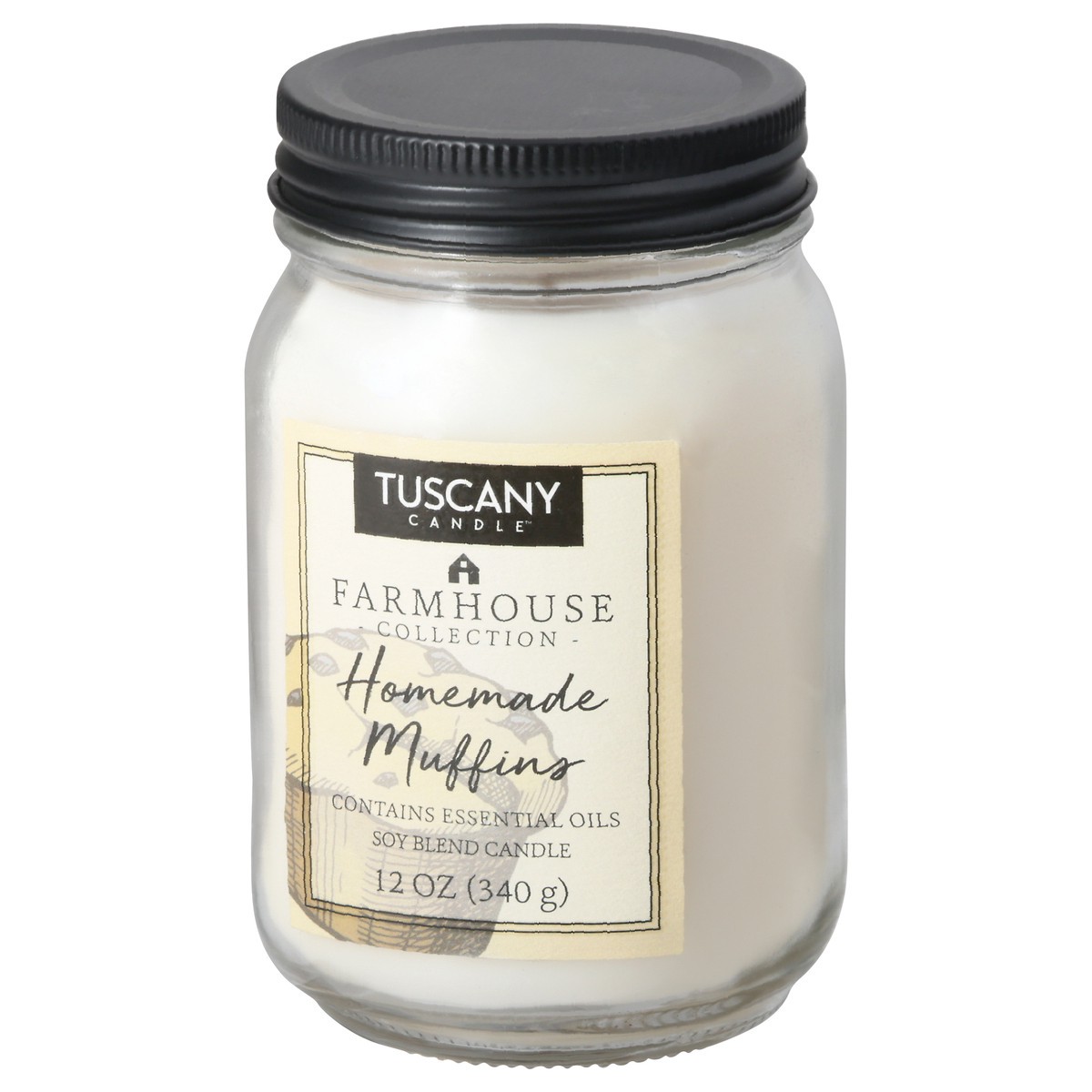 slide 6 of 9, Tuscany Candle Tuscany Farmhouse Candle, Homemade Muffins, 12 oz