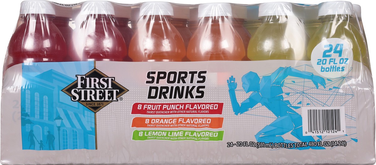 slide 12 of 14, First Street Sports Drinks Variety - 24 ct; 20 oz, 24 ct; 20 oz