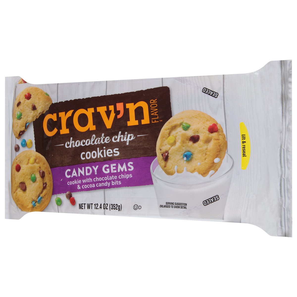 slide 5 of 9, Crav'N Flavor Chocolate Chip Cookie W/Candy, 