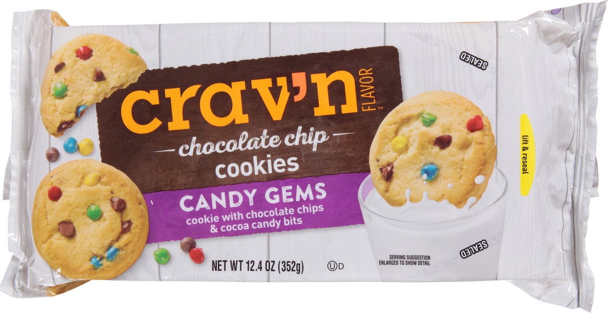 slide 6 of 9, Crav'N Flavor Chocolate Chip Cookie W/Candy, 