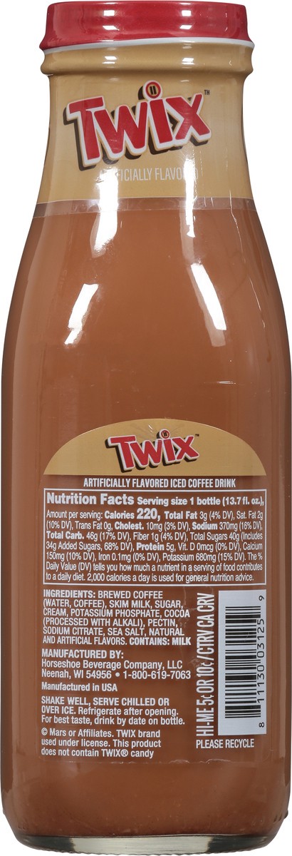 slide 12 of 13, TWIX 1/13.7oz Twix Iced Coffee Latte - VA, 13.70 fl oz