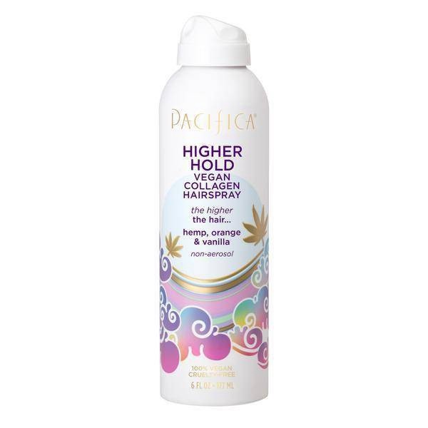 slide 1 of 3, Pacifica Higher Hold Vegan Collagen Hairspray, 6 oz