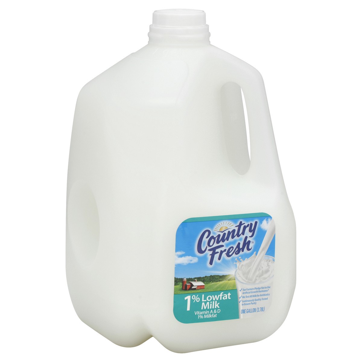 slide 4 of 5, Country Fresh 1% Low Fat Milk Gallon - 1 Jug, 1 gal