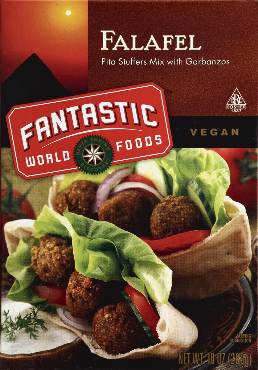 slide 4 of 4, Fantastic World Foods Falafel Pita Stuffers Mix with Garbanzos, 8 oz