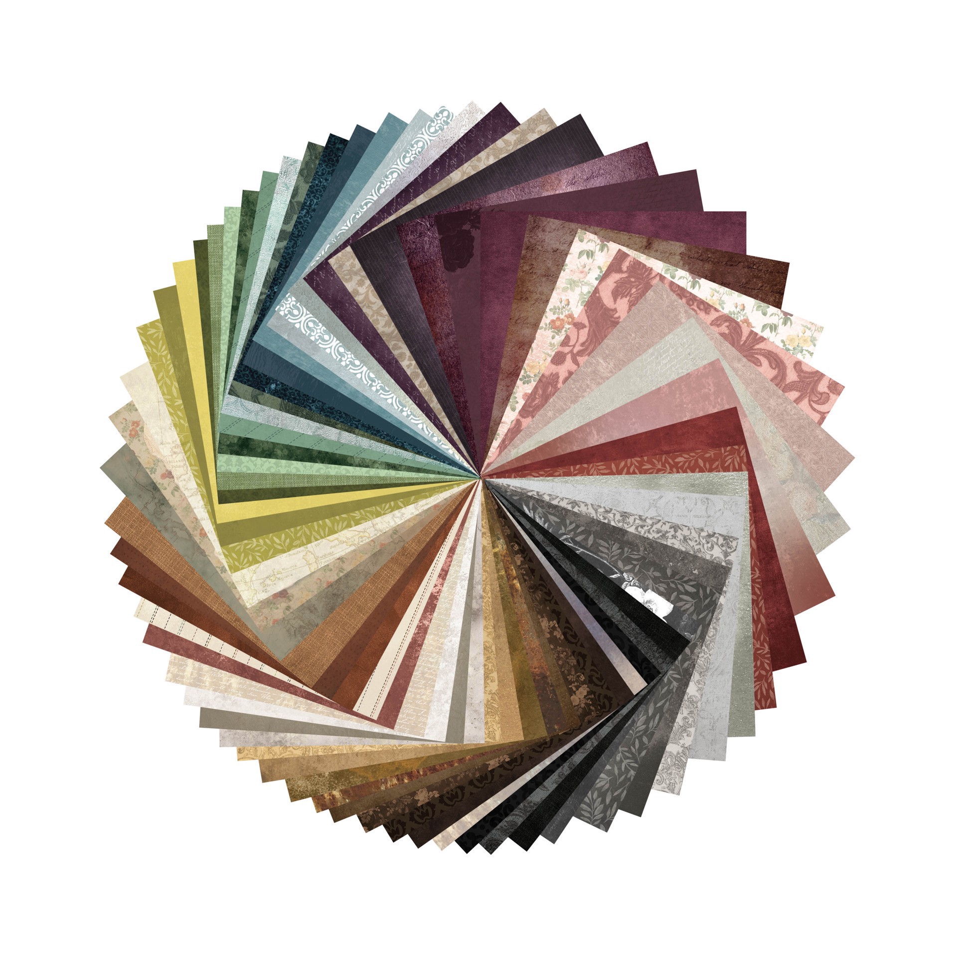 slide 4 of 5, 12" X 12" Vintage Paper Pad By Recollections, 180 Sheets, 12 in x 12 in