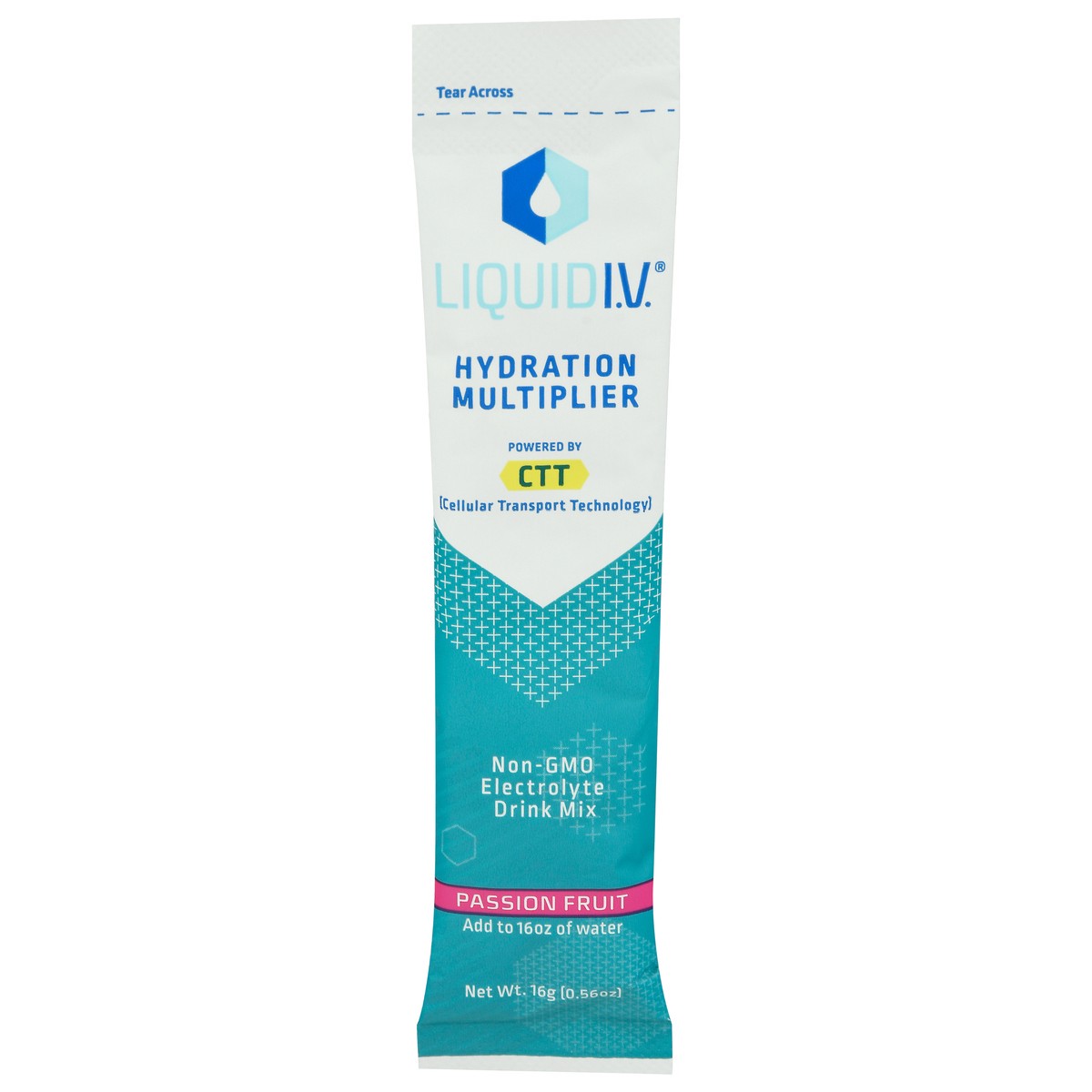 slide 9 of 14, Liquid I.V. Hydration Multiplier - Passion Fruit - Hydration Powder Packets | Electrolyte Powder Drink Mix | Convenient Single-Serving Sticks | Non-GMO | Single Stick, 0.56 oz