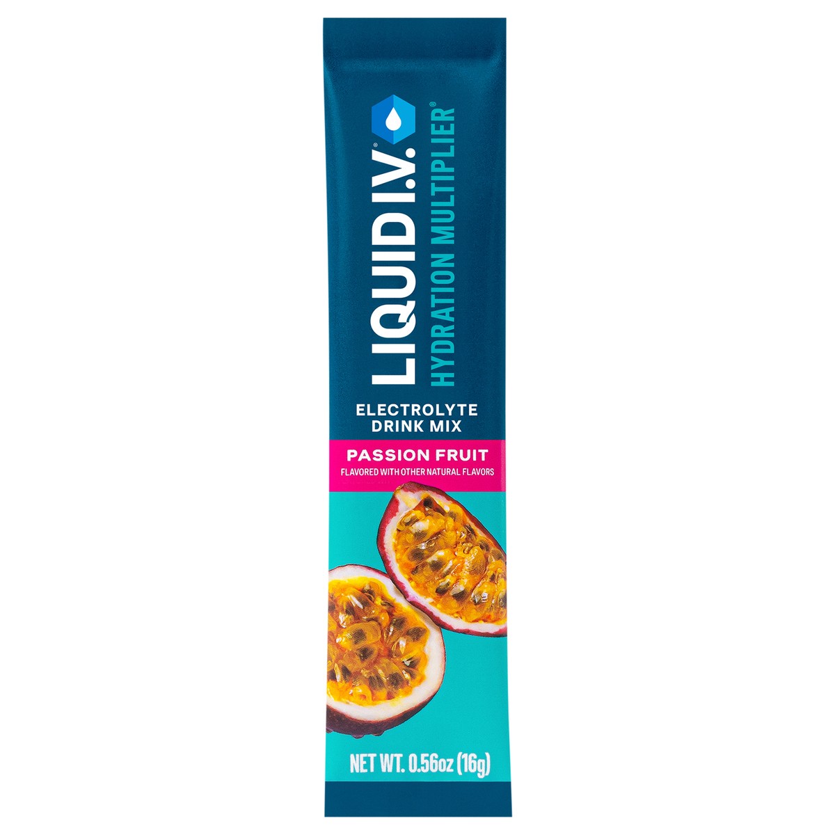 slide 1 of 14, Liquid I.V. Hydration Multiplier - Passion Fruit - Hydration Powder Packets | Electrolyte Powder Drink Mix | Convenient Single-Serving Sticks | Non-GMO | Single Stick, 0.56 oz