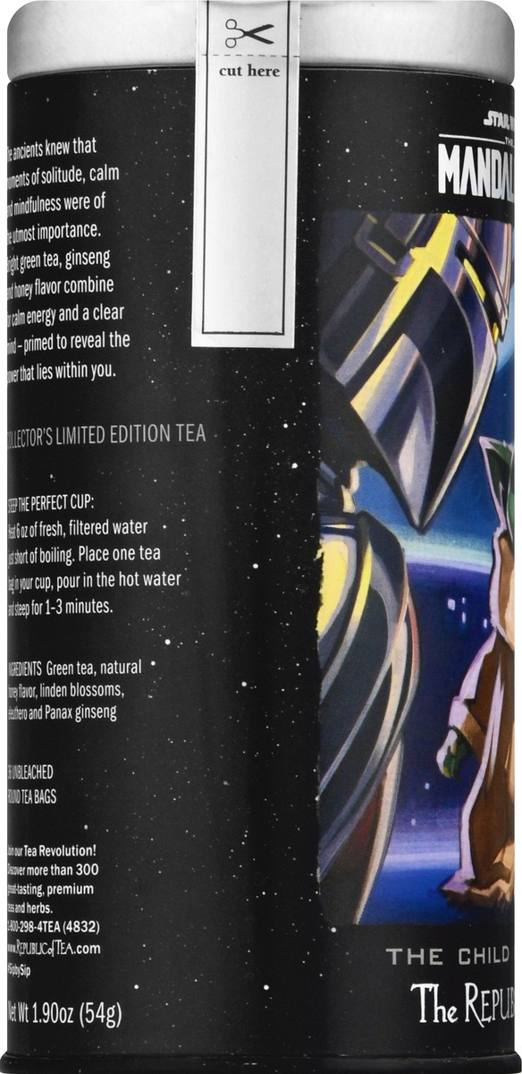 slide 3 of 12, The Republic of Tea Star Wars The Mandalorian Tea Bags Green Tea - 36 ct, 36 ct