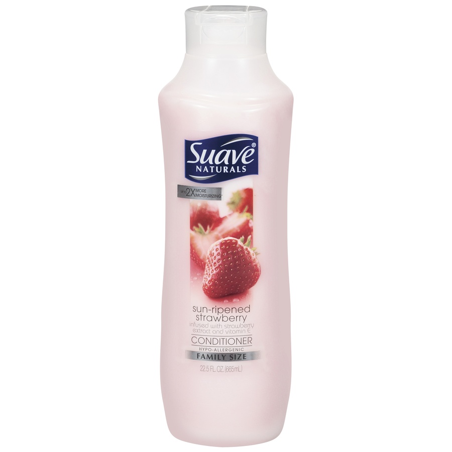 slide 1 of 1, Suave Naturals Sun-Ripened Strawberry Conditioner, 22.5 oz