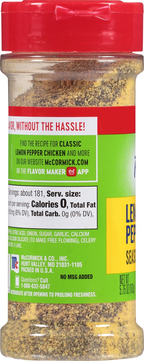 slide 7 of 7, McCormick Perfect Pinch Lemon Pepper Seasoning, 5.75 oz, 5.75 oz