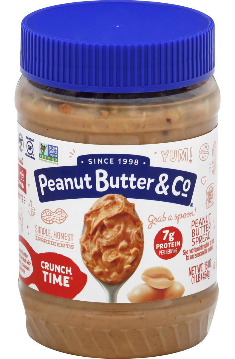 slide 7 of 8, Peanut Butter & Co. Crunch Time Peanut Butter Spread 16 oz. Jar, 16 oz