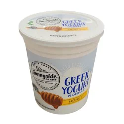 Sunnyside Farms Nonfat Greek Yogurt, Honey