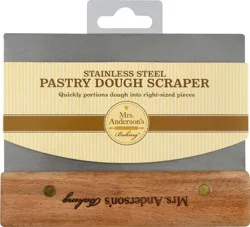 Mrs. Anderson's Baking Stainless Steel Pastry Dough Scraper 1 ea