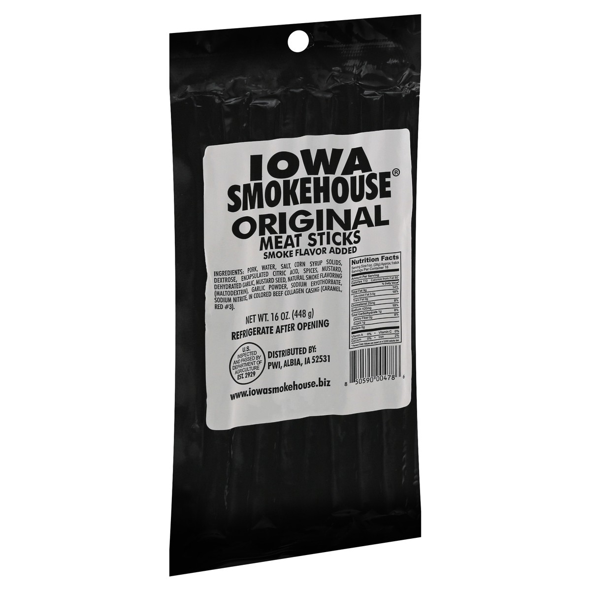 slide 8 of 9, Iowa Smokehouse Original Meat Sticks 16 oz, 16 oz