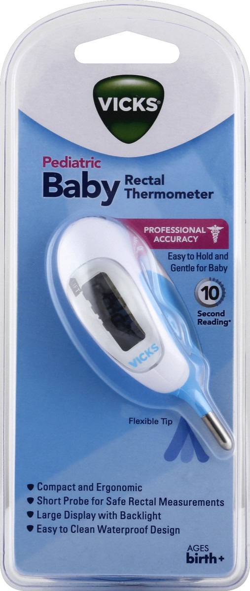 slide 5 of 6, Vicks Baby Rectal Thermometer, 1 ct