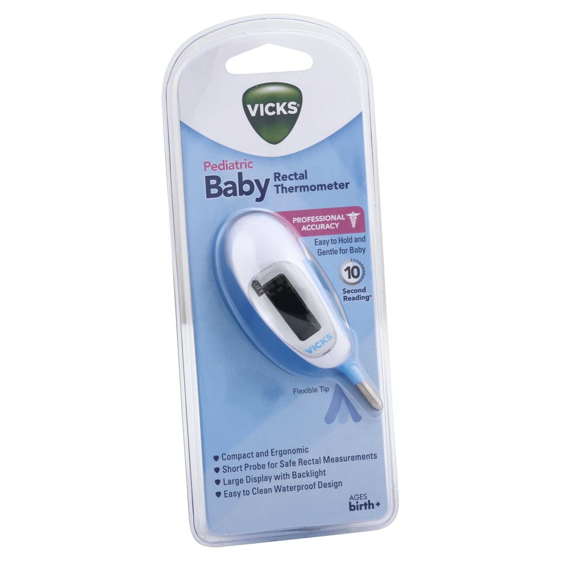 slide 1 of 6, Vicks Baby Rectal Thermometer, 1 ct