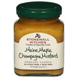 Stonewall Kitchen Maple Champagne Mustard 8 oz