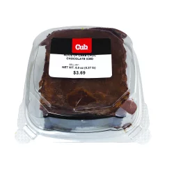Cub Chocolate Iced Chocolate Cake Slice, 6 Ounce