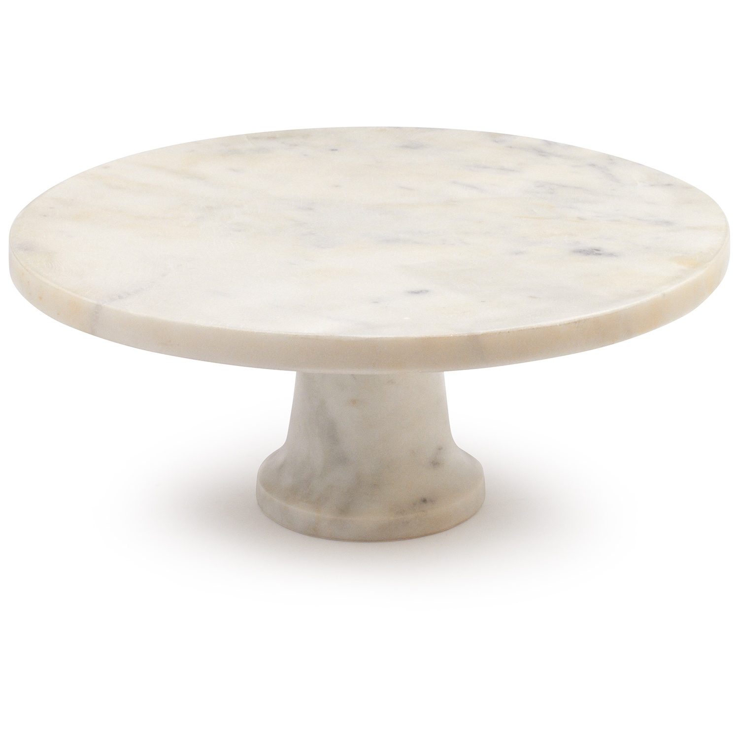 slide 1 of 1, Sur La Table White Marble Cake Stand, 1 ct