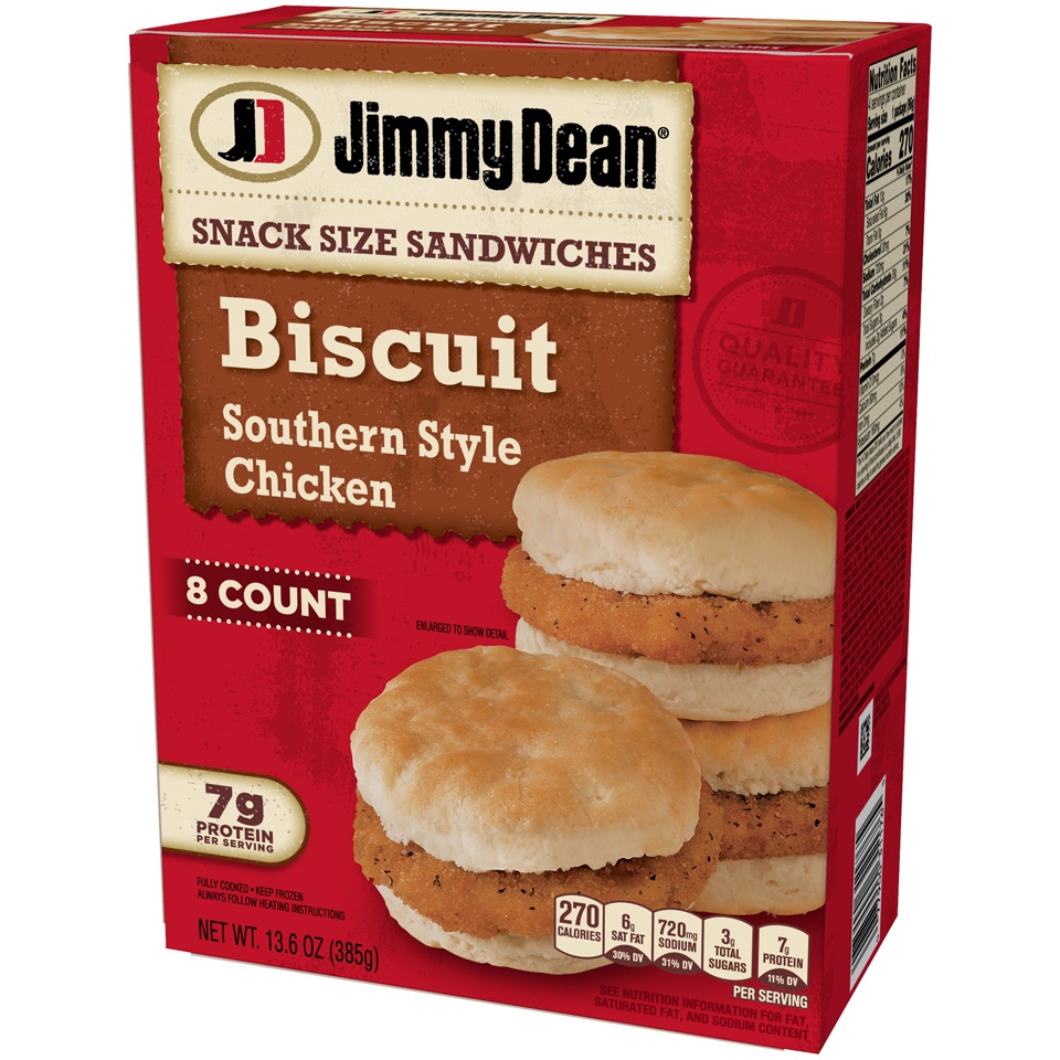 Jimmy Dean Snack Size Southern Style Chicken Biscuit Sandwiches 8 Ct 17 Oz Shipt 5904