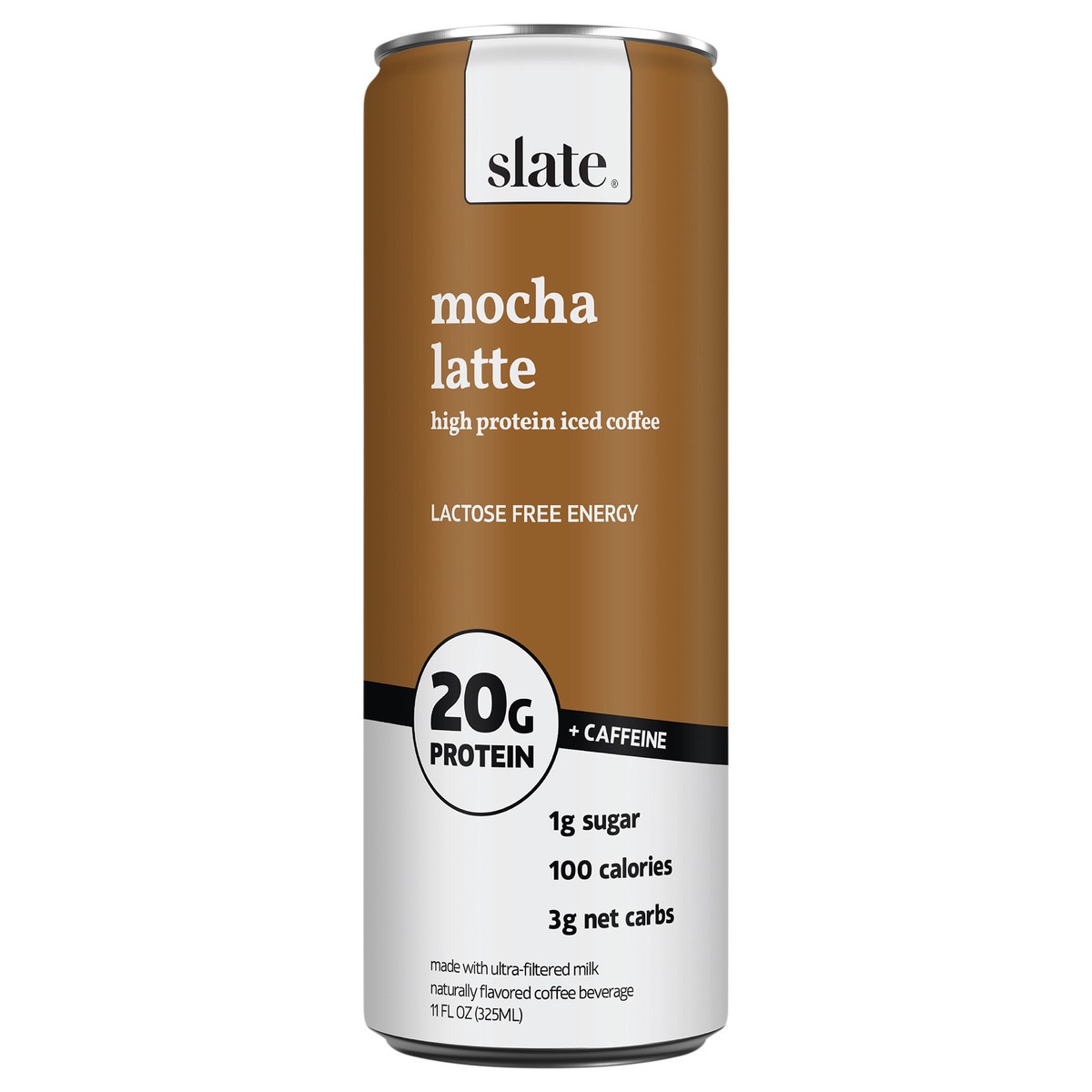 slide 1 of 11, Slate Mocha Latte High Protein Iced Coffee - 11 fl oz, 11 oz
