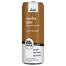 Slate Mocha Latte High Protein Iced Coffee - 11 fl oz