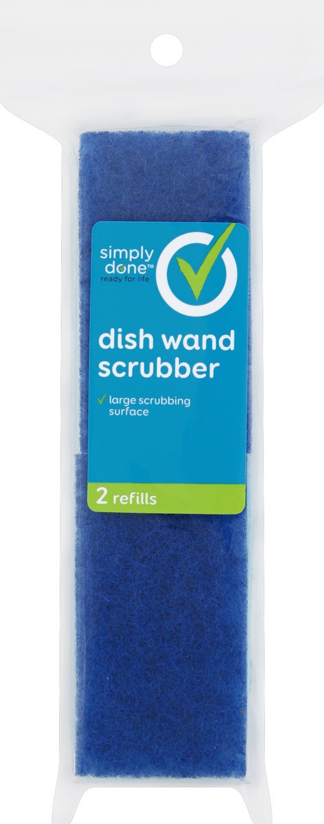 slide 2 of 6, Simply Done Dish Wand Scrubber Refills, 2 ct