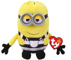 TY Beanie Babies Prison Tom Plush Minion - Yellow/Black/White