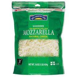 Hill Country Fare Low Moisture Part-Skim Mozzarella Shredded Cheese