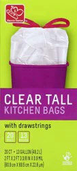 Harris Teeter Clear Drwstrng Tall Kitchn