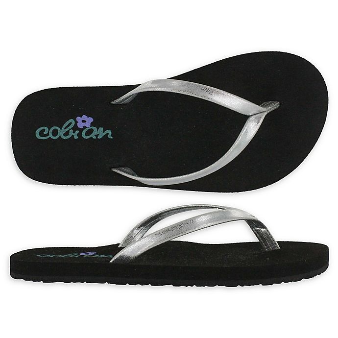 slide 1 of 1, Cobian Lil Shimmer Size 2/3 Girl's Sandal - Silver, 1 ct