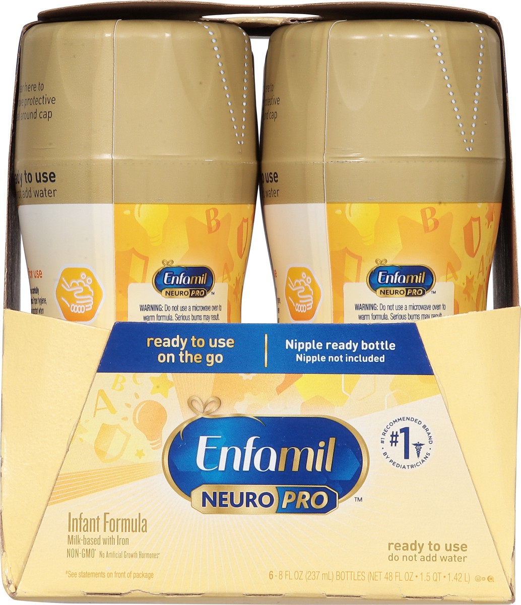 slide 5 of 14, Enfamil Neuro Pro Infant Formula with Iron 6 - 8 fl oz Bottles, 6 ct; 8 fl oz