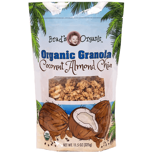 slide 1 of 1, Brad's Organic Brads Org Granola Coconut Almond Chia, 11.5 oz