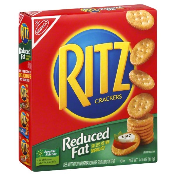 slide 1 of 1, Nabisco Reduced Fat Ritz, 16 oz