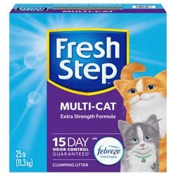 Fresh Step Multi-Cat With Febreze Freshness Scented Clumping Cat Litter