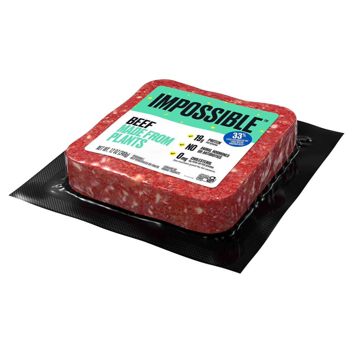 slide 4 of 4, Impossible™ Ground Beef Meat From Plants, 12 oz, 12 oz