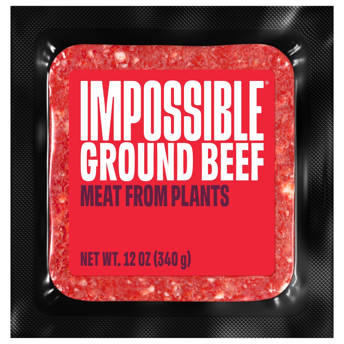 slide 1 of 4, Impossible™ Ground Beef Meat From Plants, 12 oz, 12 oz