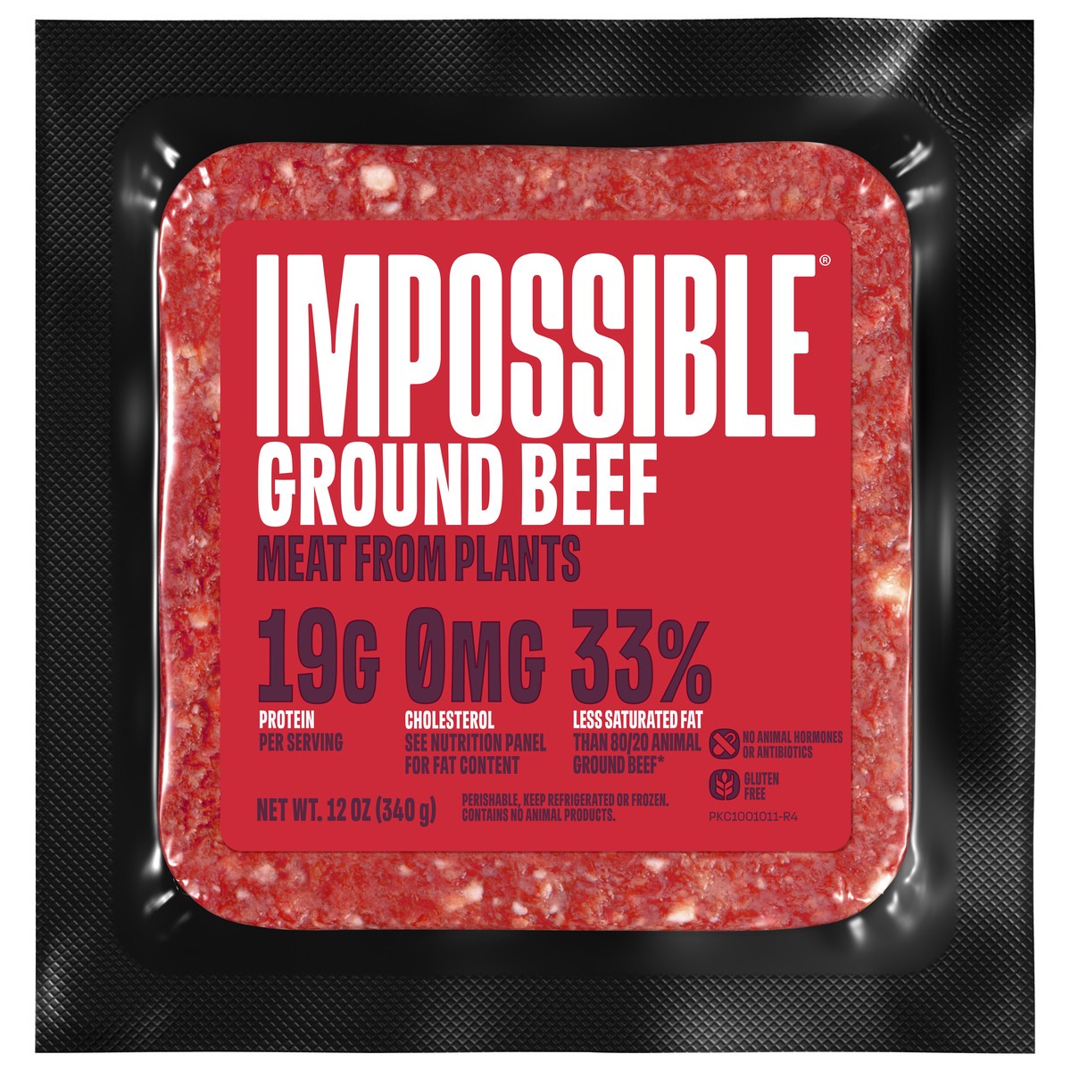 slide 1 of 4, Impossible Burger, 12 oz Pack, 12 oz